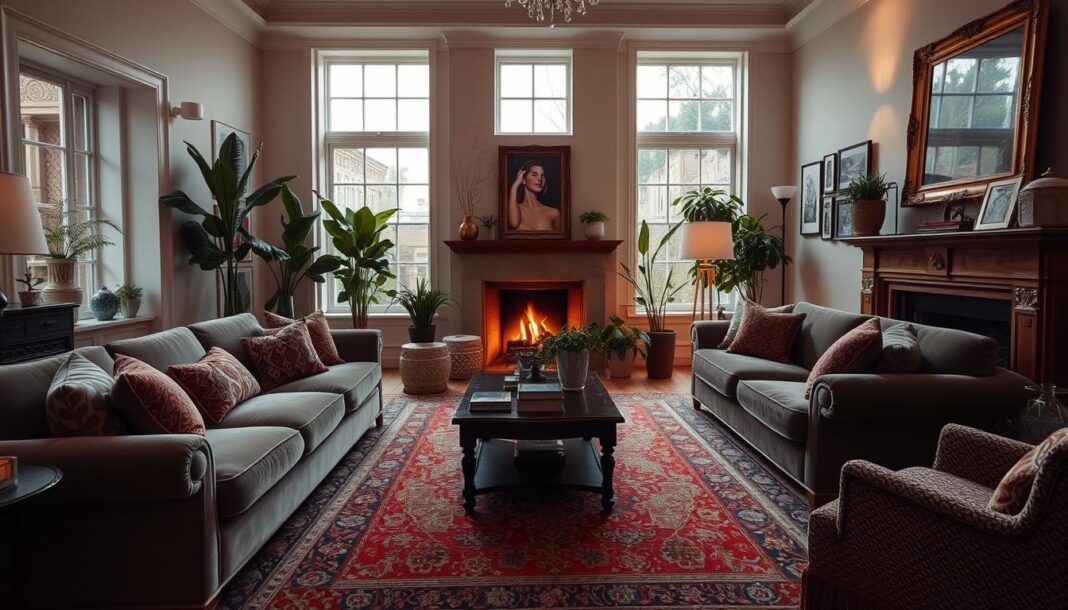 Texture Abounds in Ellie Goulding's Living Room